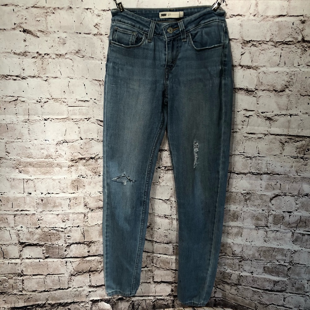 Levis Shaping Skinny Jeans Stretchy Size 27